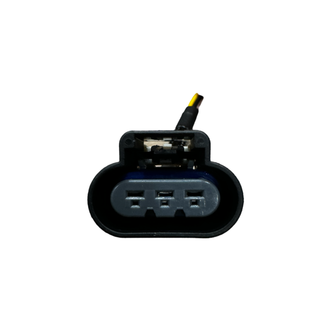 PL-20103 Three Position Female Connector KIT Black