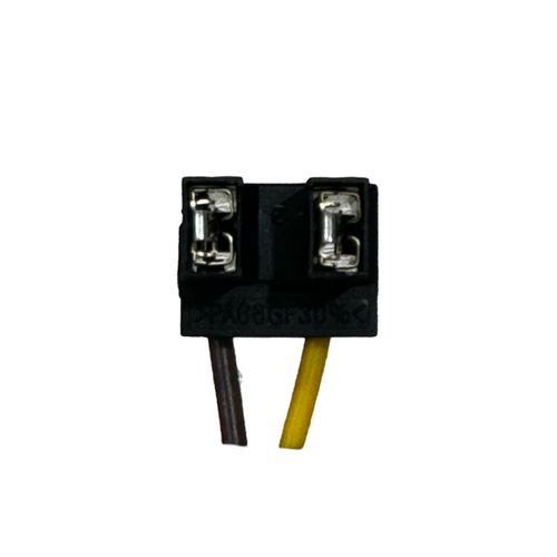 Black PL-20202 Two Position Unsealed Connector KIT. H7 Light Bulb Connector / Freightliner