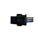 Black PL-20401 DETROIT DD13, DD15, DD16 Third Position Female Connector for water in fuel application Water in Fuel / Connector KIT