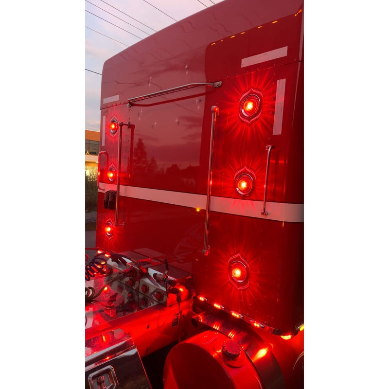 Super Star Watermelon (Glass Lens) Surface Mount LED Sealed Light With Bezel (CHOOSE COLOR)