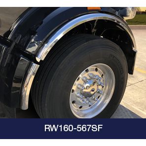 RW160-567SF PETE 567 FENDERETTES (set-forward) 4 piece kit