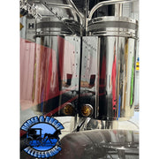 NU-1703-front PETERBILT FRONT BREATHER PANELS-1 WM BOTTOM FULL LENGTH AIR CLEANER BRACKET Dim Gray