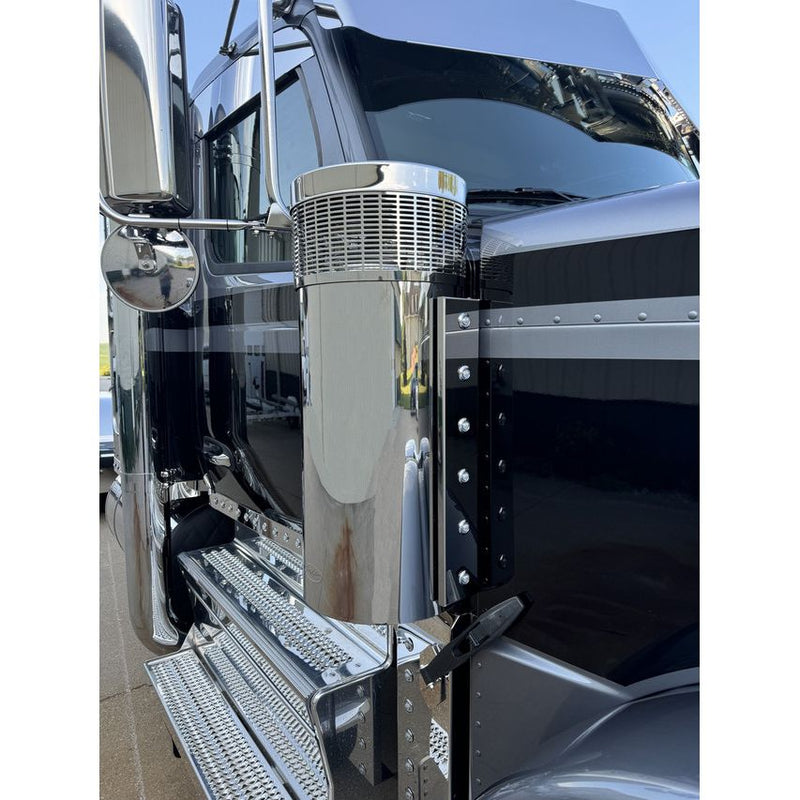 Peterbilt 589 Air Breather Panel - (strapless) - Front Side (Choose Light Configuration)