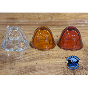 JML-WA Light Amber Watermelon Glass Lens Only Rosy Brown