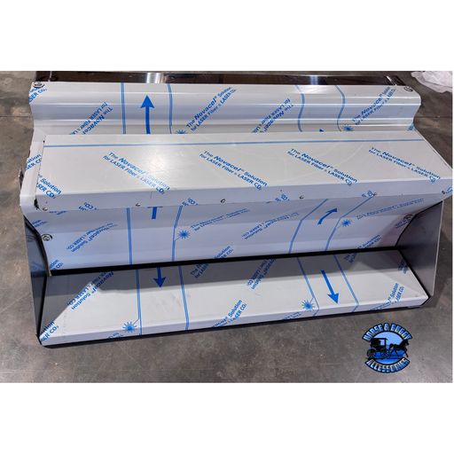 ATA-K-2416 45'' KW W900 BATTERY BOX W/ TAPERED ON BACK SIDE Light Slate Gray