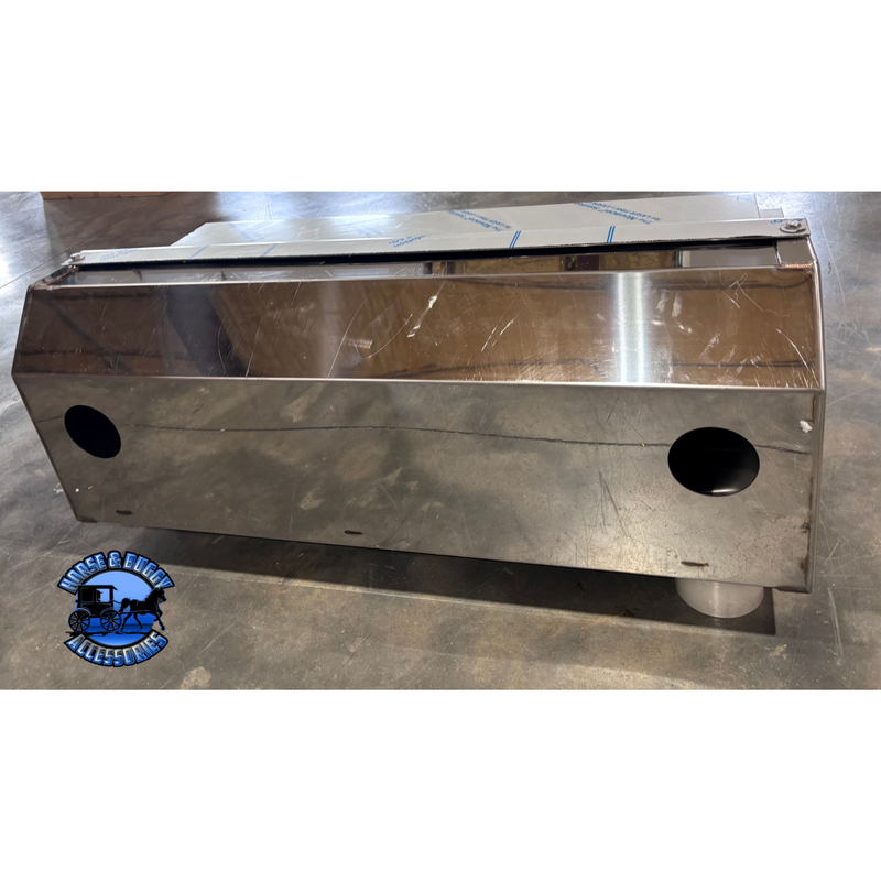 ATA-K-2416 45'' KW W900 BATTERY BOX W/ TAPERED ON BACK SIDE Dim Gray