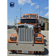 KWFG-OE-FBT-7X6 Retro Kw Flat Glass Colorado-FBT 7x6 Stainless Visor VISOR Light Slate Gray