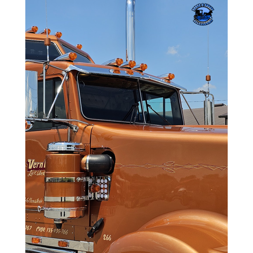 KWFG-OE-FBT-7X6 Retro Kw Flat Glass Colorado-FBT 7x6 Stainless Visor VISOR Sienna