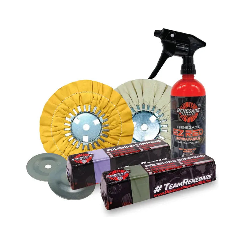 Renegade products USA Q36 Quick Polish Mini Kit Renegade Metal Polishing kits Dark Khaki