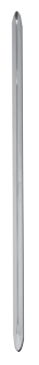R-PGR148 PGR148 GRILL REINFORCEMENT BAR- NARROW- POLISHED ALUMINUM