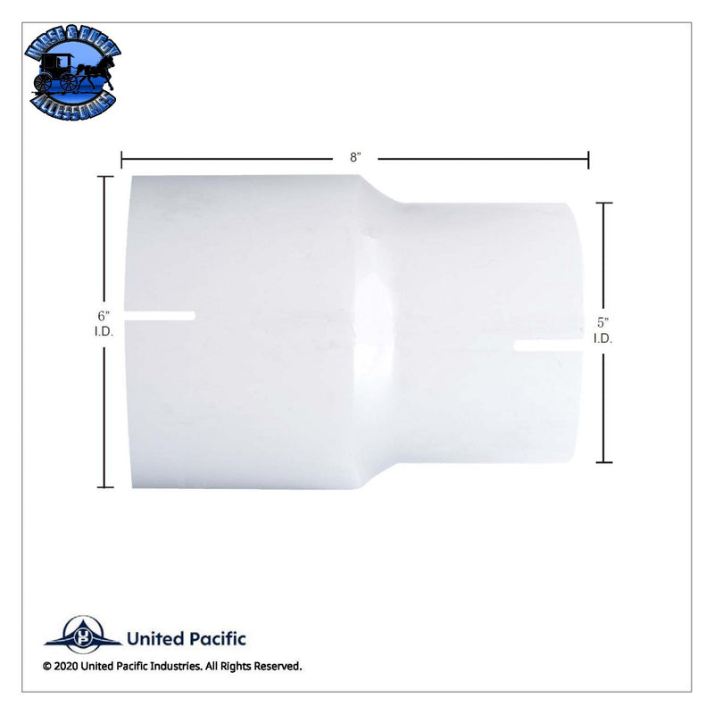 RA-615I-8A  Aluminized Reducer 6" I.D. To 5" I.D.