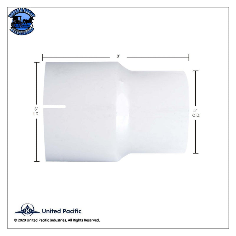 UP-RA-6I5O-8A Aluminized Reducer 6" I.D. To 5" O.D.