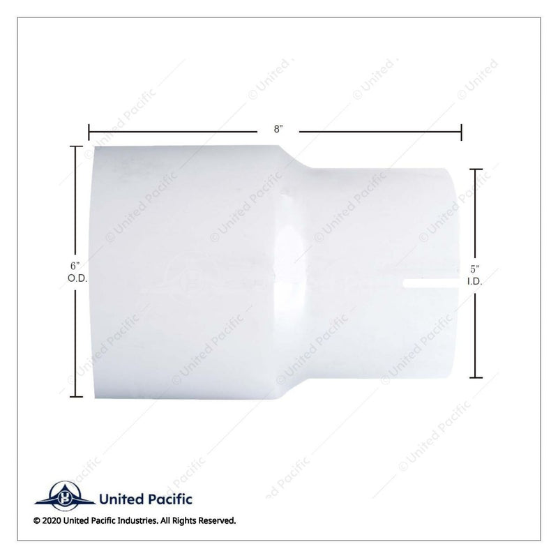 UP-RA-605I-8A Aluminized Reducer 6" O.D. To 5" I.D.