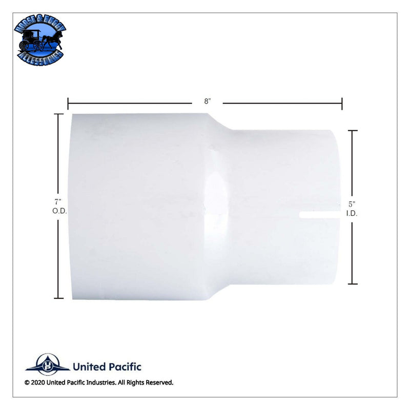 UP-RC-7O5I-8C Chrome Reducer 7" 0.D. To 5" I.D.