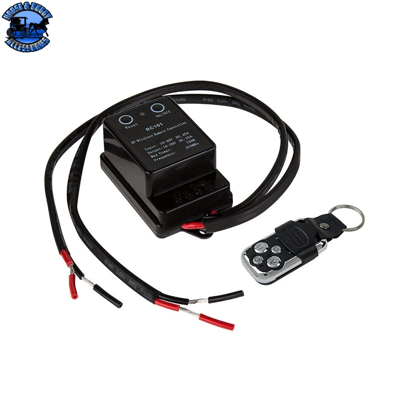 RCS-RF25A Vehicle-Ready LED Controller - Wireless RF Remote Key Fob