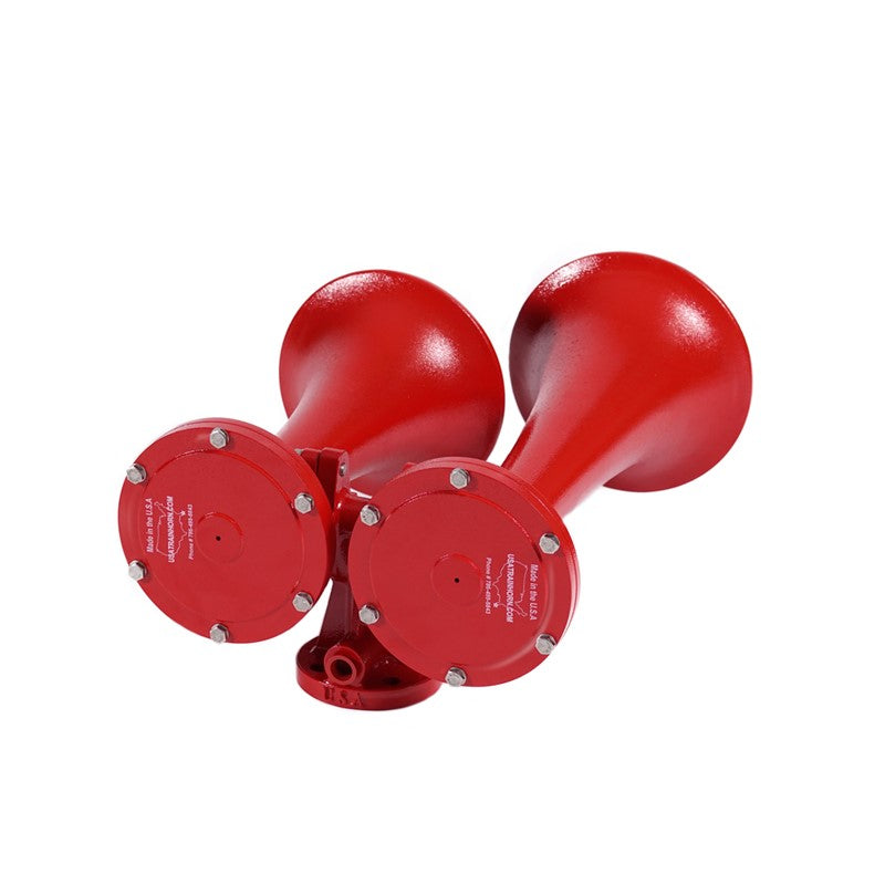 Train Horn 2 Horn Configuration (Choose Color) Black,Red Firebrick
