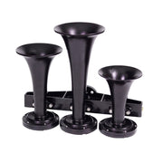 Train Horn - 3 Horn Horizontal Configuration (Choose Color) Black,Red Dark Slate Gray