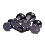 Train Horn - 4 Horn Configuration (Choose Color) Black,Red Dark Slate Gray