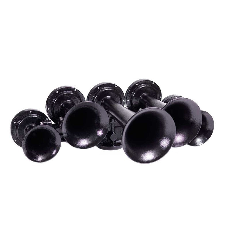 Train Horn - 5 Horn Configuration (Choose Color) Black Black