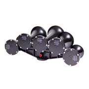 Train Horn - 5 Horn Configuration (Choose Color) Black,Red Dark Slate Gray