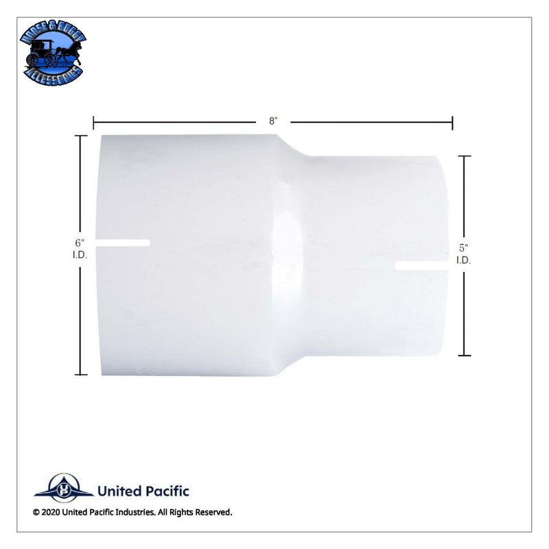 UP-RC-605I-8C Chrome Reducer 6" O.D. To 5" I.D.
