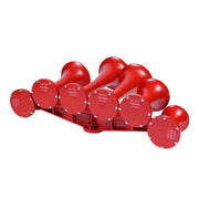 Train Horn - 6 Horn Configuration (Choose Color) Black,Red Firebrick