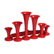 Train Horn - 6 Horn Configuration (Choose Color) Black,Red Firebrick