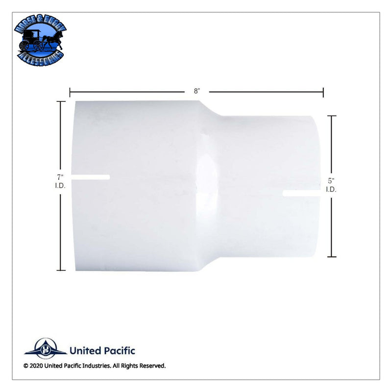 UP-RC-7I5I-8C Chrome Reducer 7" I.D. To 5" I.D.
