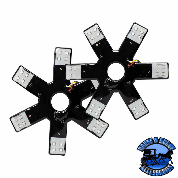 Black 8″ RGB Multi-Color Auxiliary Star LED Light Kit – 24 Diodes TLED-X1RGB AIR CLEANER