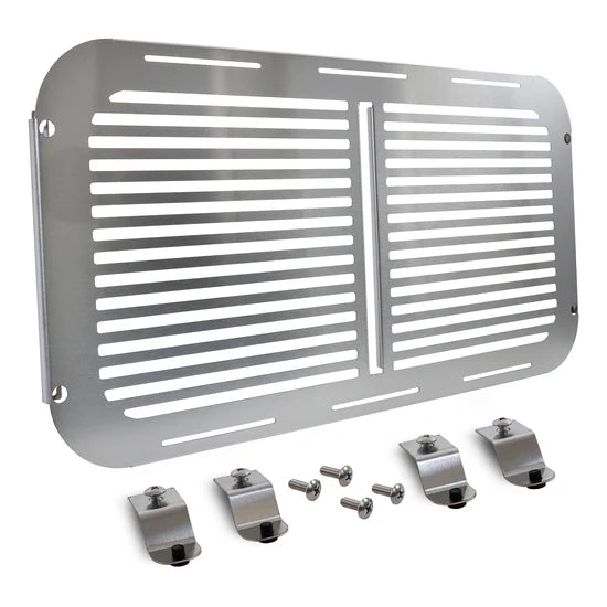 #RW115WG-KP Peterbilt / Kenworth Rear Window Guard Stainless (37” x 20 ¼”)