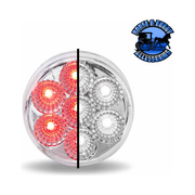 2" Round Trux Dual Revolution LEDs (Choose Color and Style) 2" ROUND Red to White - 7 Diodes Light Gray