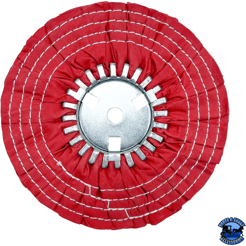 Renegade Razor Cut Buffing Wheel Airway Buffs With Center Plate Firebrick