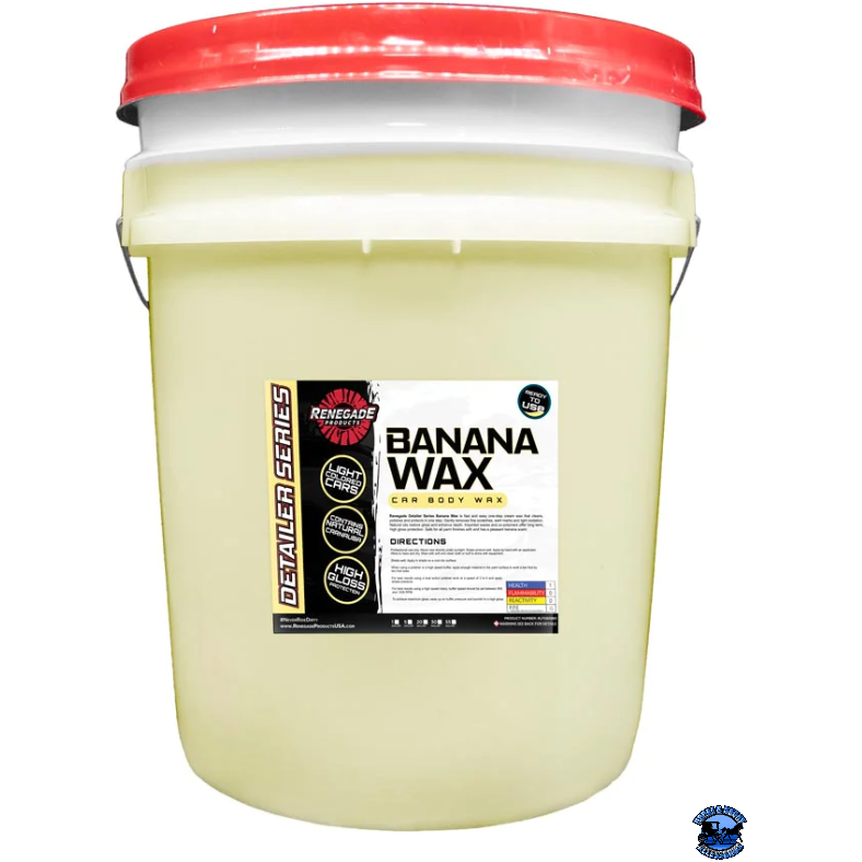 Renegade Banana Wax Vehicle Body Wax Renegade Detailer Series 16 ounce,1 gallon Light Gray