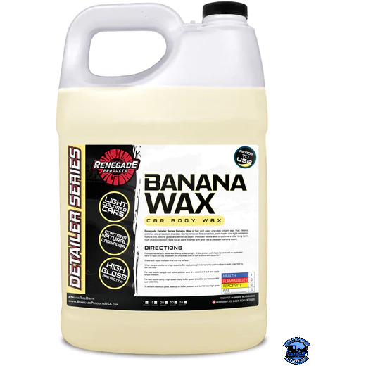 Renegade Banana Wax Vehicle Body Wax Renegade Detailer Series 1 gallon Antique White