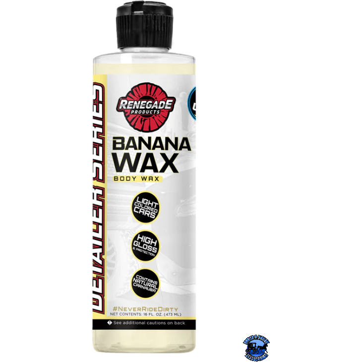 Renegade Banana Wax Vehicle Body Wax Renegade Detailer Series 16 ounce Black