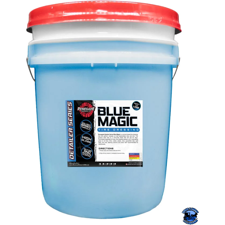 Renegade Blue Magic Tire Dressing Renegade Detailer Series 16 ounce,1 gallon Sky Blue