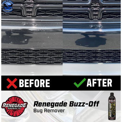 Light Gray Renegade Buzz-Off Bug Remover RP-LFGRPARBO13 Renegade Red Line