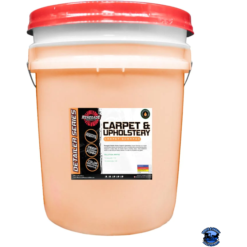 Renegade Carpet & Upholstery Shampoo Renegade Detailer Series 16 ounce,1 gallon Wheat