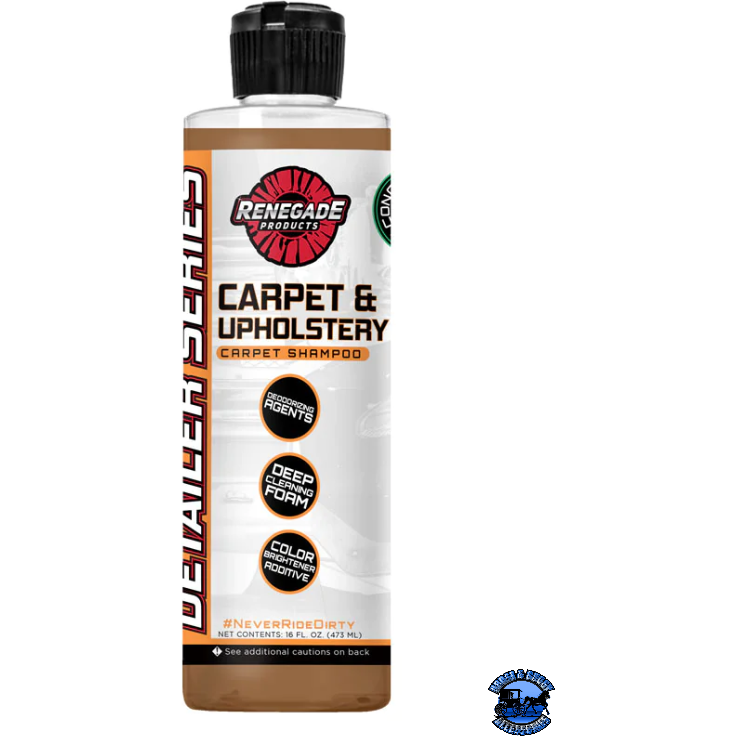 Renegade Carpet & Upholstery Shampoo Renegade Detailer Series 16 ounce Black