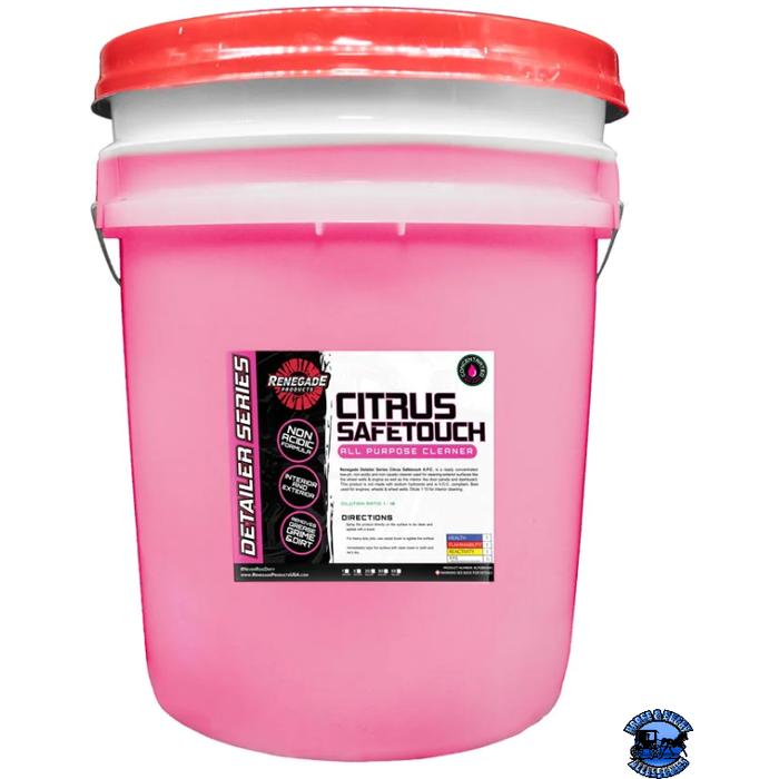 Pale Violet Red Renegade Citrus Safetouch APC (All-Purpose Cleaner) Renegade Detailer Series 16 ounce,1 gallon