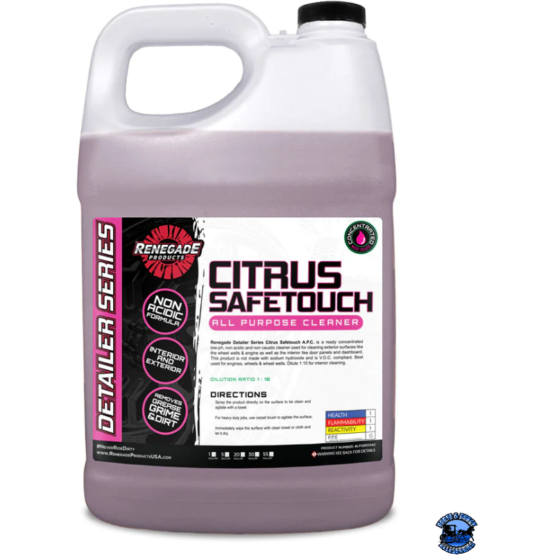 Renegade Citrus Safetouch APC (All-Purpose Cleaner) Renegade Detailer Series 1 gallon Light Gray