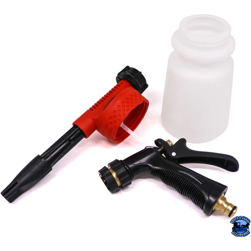 (DISC) Renegade Hose Foam Gun rp-LRSRPHC1 Renegade Red Line Light Gray