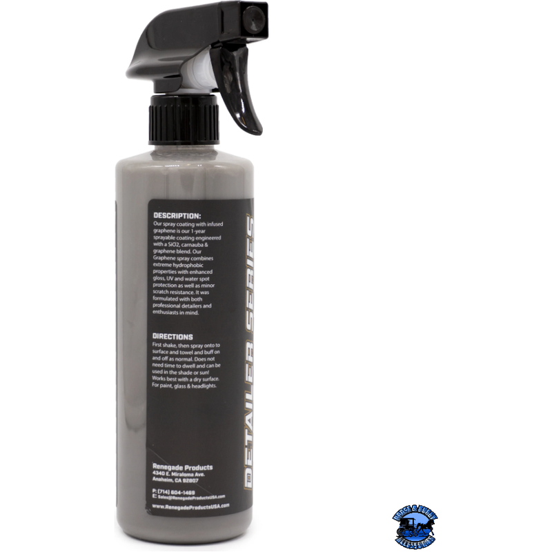 Renegade Graphene Spray Coating + Ceramic 16 Oz rp-LFGRPGSC16 Renegade Graphene + Ceramic Line Dark Slate Gray