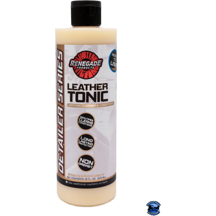 Gray Renegade Leather Tonic Leather Cleaner & Conditioner Renegade Detailer Series 16 ounce