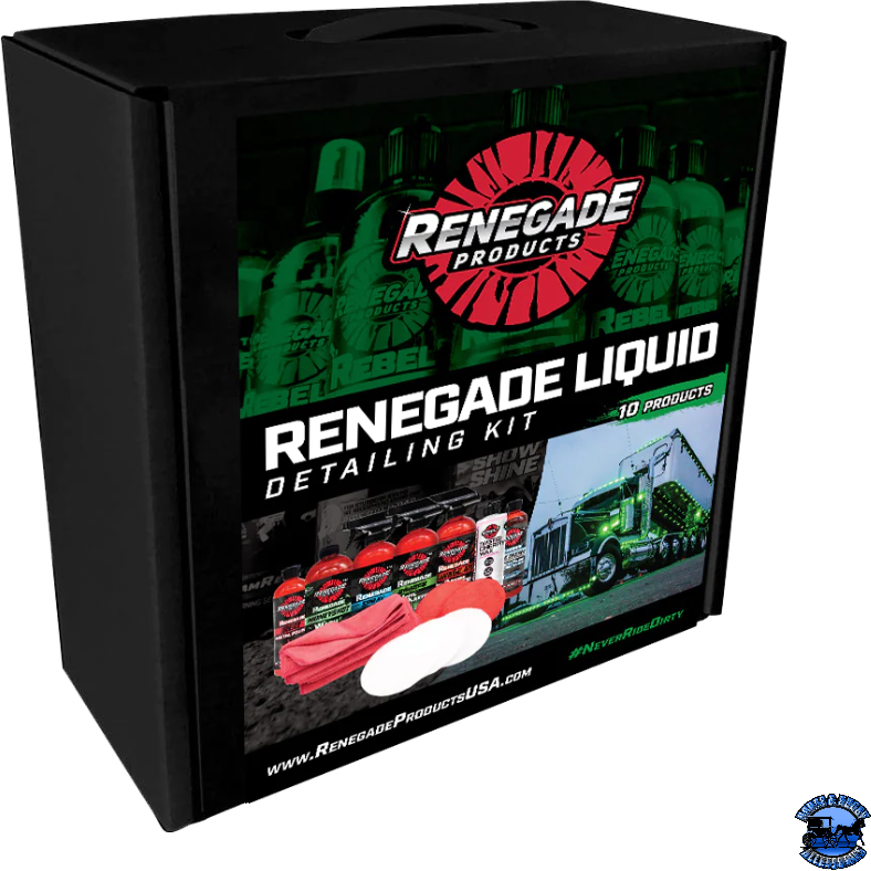 Renegade Rebel Liquid Detailing Kit rp-LFGRPKR-LD-KIT Renegade Red Line Black