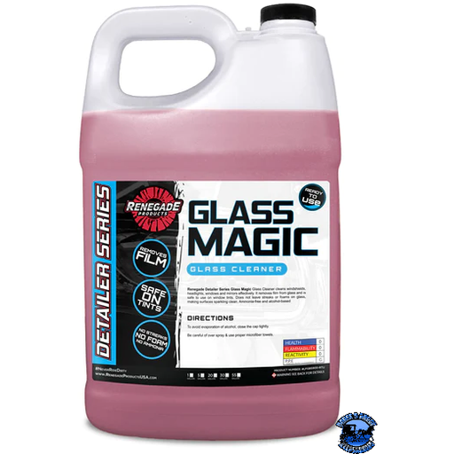 Gray Renegade Glass Magic Ready-to-Use Glass Cleaner Renegade Detailer Series 1 gallon