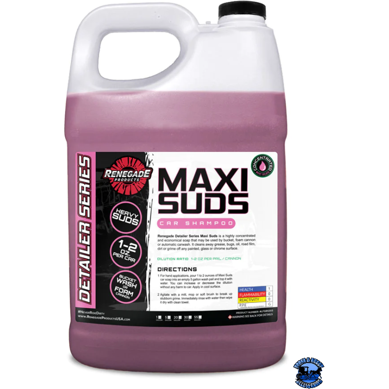 Renegade Sud Storm Wash, Wax, & Shampoo Renegade Detailer Series 1 gallon Rosy Brown