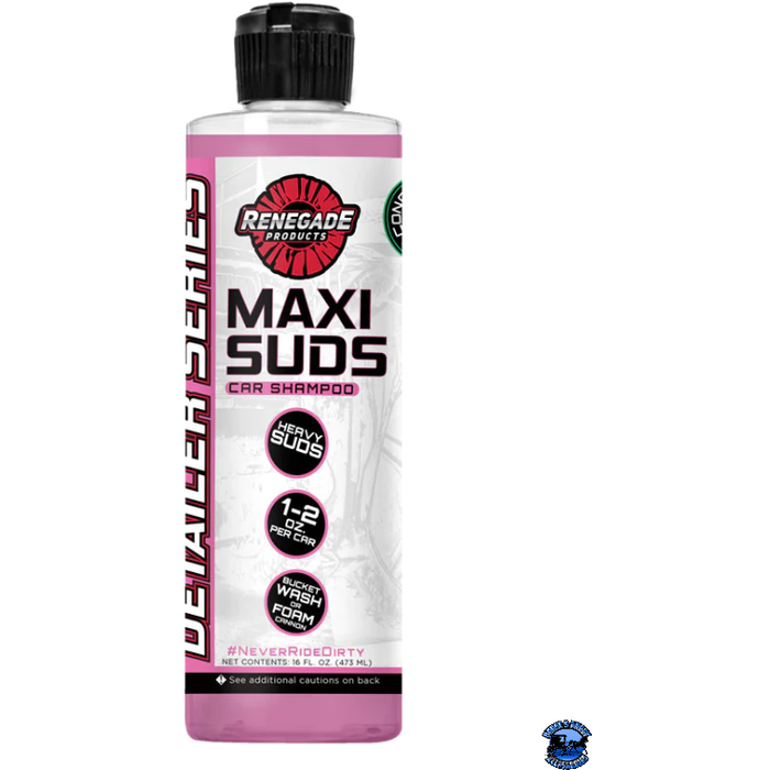 Black Renegade Maxi Suds Car Shampoo Renegade Detailer Series 16 ounce