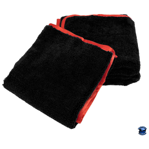 Black Renegade Premium Plush 16" x 24" Microfiber Towel Renegade Accessories Black