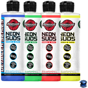 Renegade Neon Suds Colored Wash & Wax Renegade Detailer Series 16 ounce / Blue,16 ounce / Yellow,16 ounce / Red,16 ounce / Green,1 gallon / Blue,1 gallon / Yellow,1 gallon / Red,1 gallon / Green Lavender